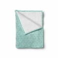 thumbnail image 2 of Celtic Soft Flannel Fleece Throw Blanket, Aqua Celtic Style Twisted Crossed Repeating Circle and Bent Line Webs Print, Cozy Plush for Indoor and Outdoor Use, 50" x 60", Blue White, by Ambesonne, 2 of 6