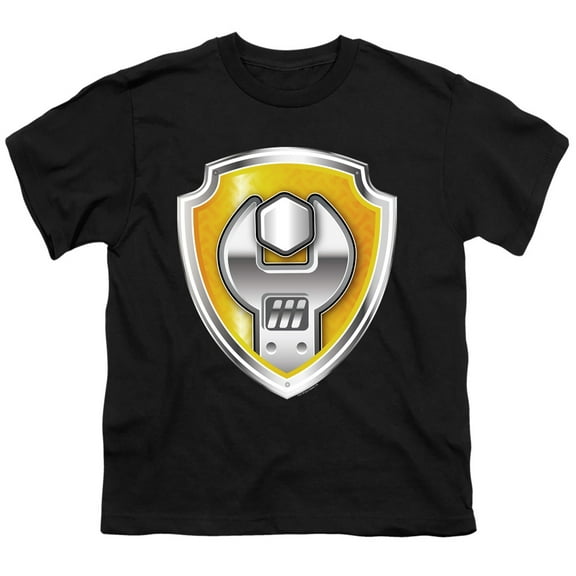 Paw Patrol Rubble Badge Unisex Youth T Shirt