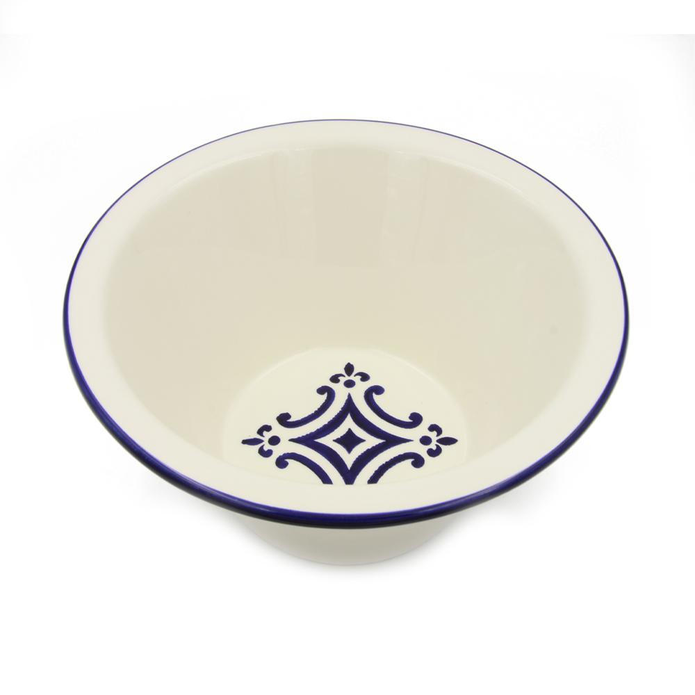 Handpainted Traditional Portuguese Ceramic Large Salad Bowl Walmart