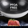 thumbnail image 4 of 13 Inch Stainless Steel Wok Pan,5L Hybrid Woks & Stir-Fry Pans Nonstick with Snowclad Technology,Induction Cooking Pan with Lid,PFOA Free Cookware,Dishwasher, 4 of 8