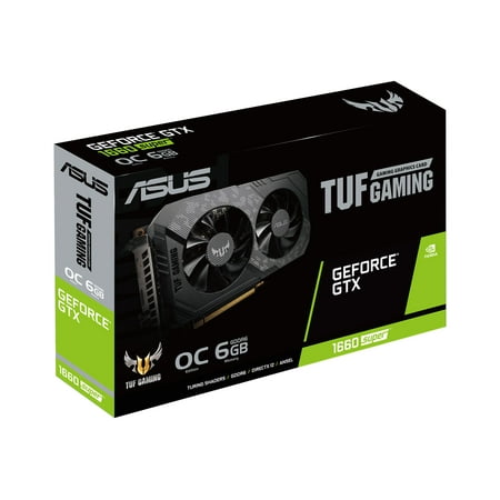 ASUS - NVIDIA GeForce GTX 1660 SUPER Overclock Edition 6GB GDDR6 PCI Express 3.0 Graphics Card - Black/Gray