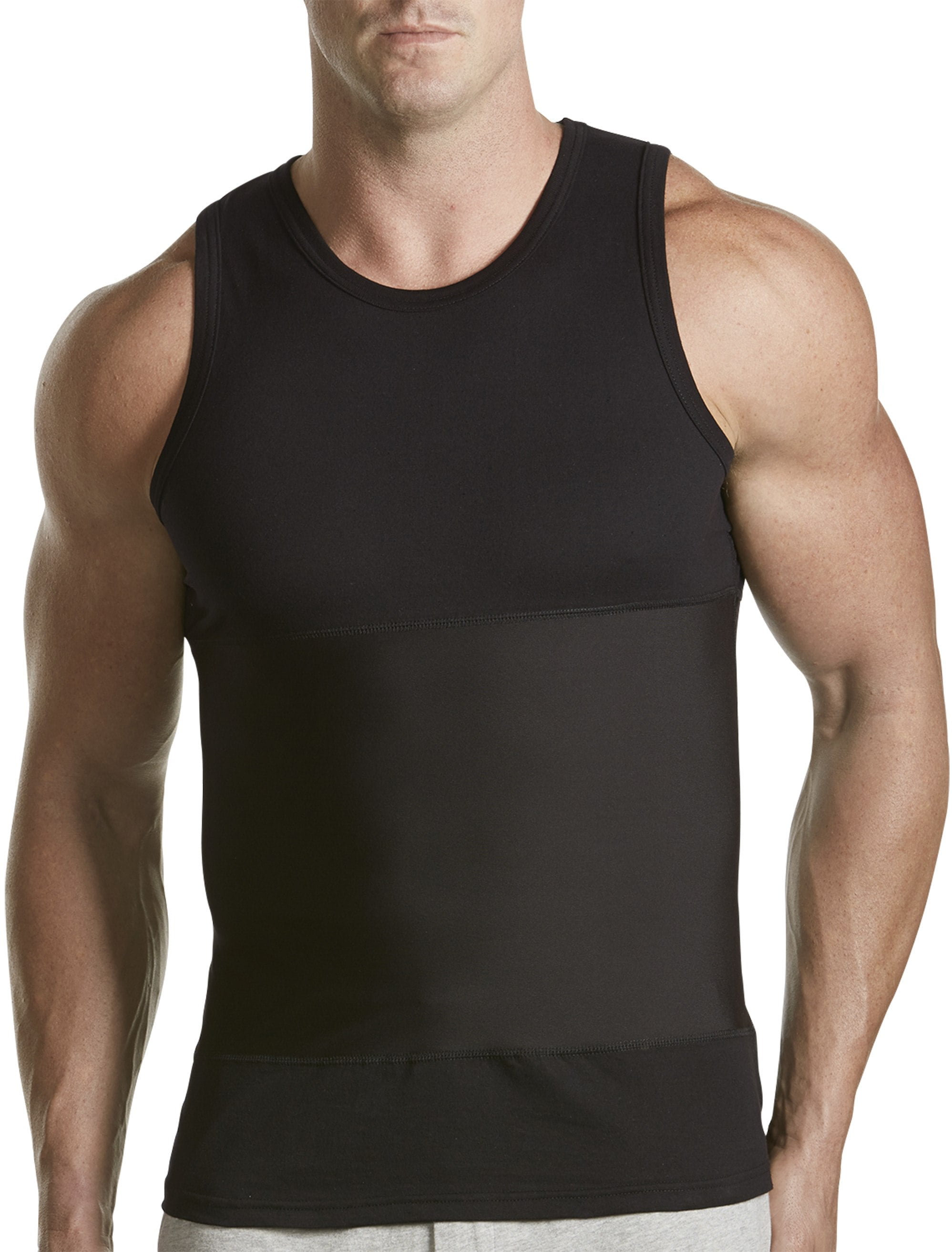 Harbor Bay - Men's Big & Tall Harbor Bay Shapewear Tank T-Shirt - Walmart.com - Walmart.com
