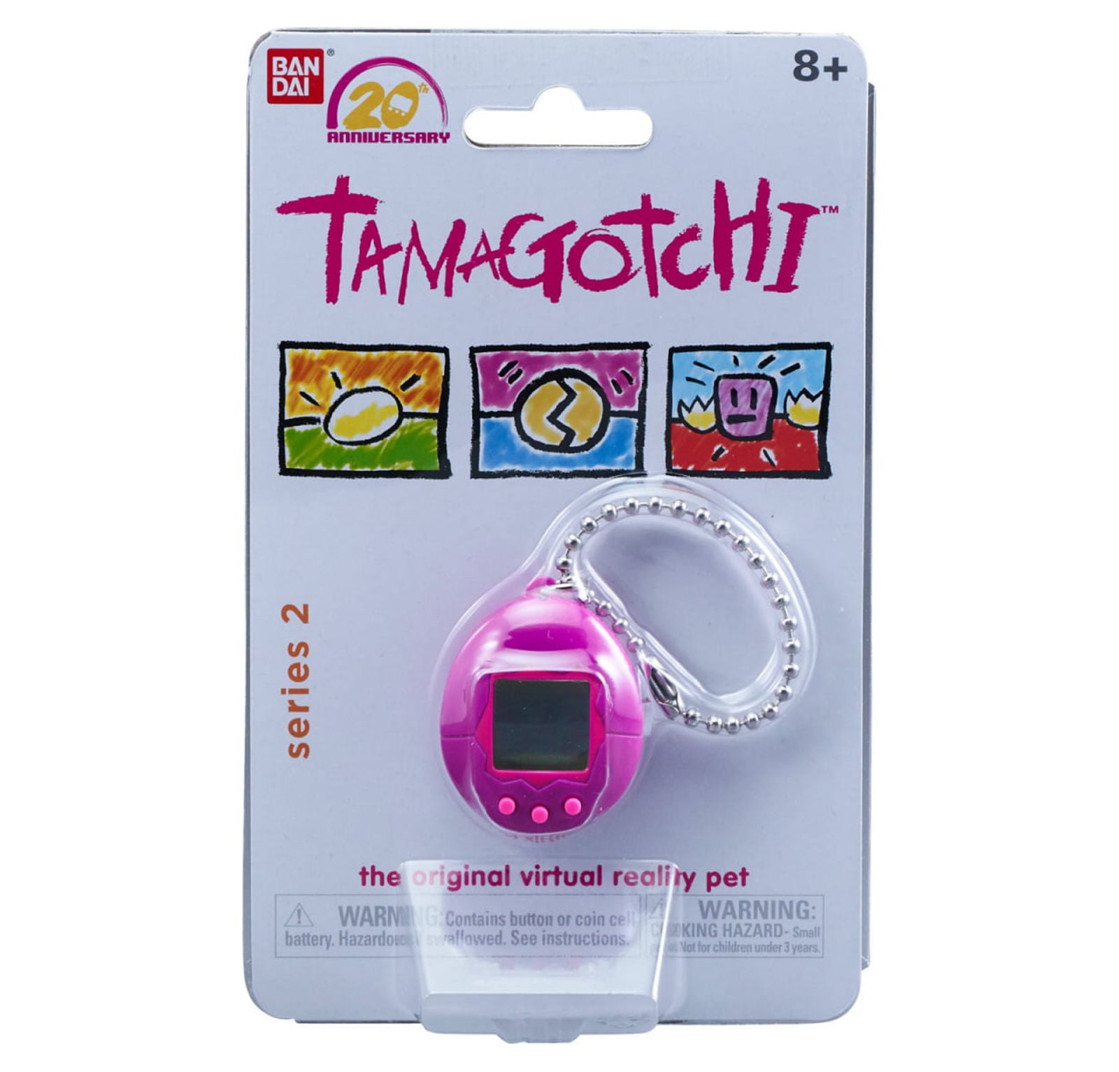 Original Mini Tamagotchi, 20th Anniversary Edition, Purple