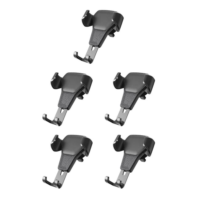 bedienty Support de Cellulaire Réglable pour Évent d'Air Universel Support Antidérapant Noir 5Ensemble