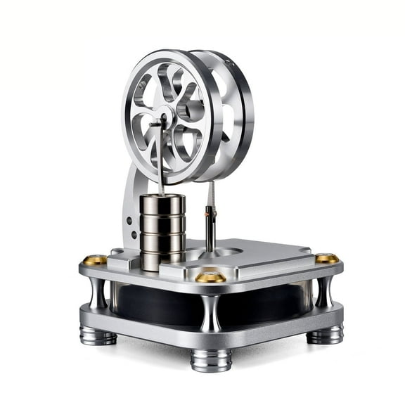 D16-C Alloy Steel Low Temperature Stirling Engines Model Kit for Teaching & Research & Hobbies - Build Your Own Engine