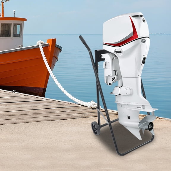 Heavy Duty Outboard Boat Motor Stand Carrier Cart Dolly Trolley Transport Cart