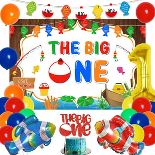 Deals on Funzbo Ofishally One First Birthday Cake Topper - The Big