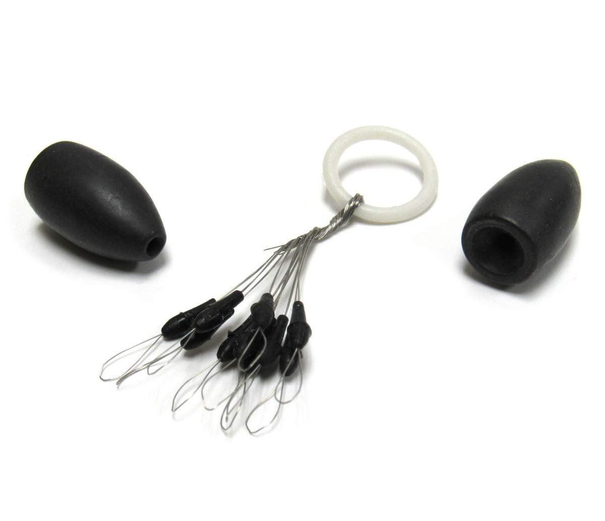8 Weight Pack Black Color Tungsten Flipping Weights 3/4 OZ