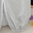 thumbnail image 6 of Toddler 18-24 Months Boys Cargo Joggers Pants Drawstring Jogging Pants Elastic Waist Trousers 6-12 Months 12-24 Months 2T 3T 4T 5T 6T 7T 8T 9T Children Light Gray School Uniform Pants, 6 of 8