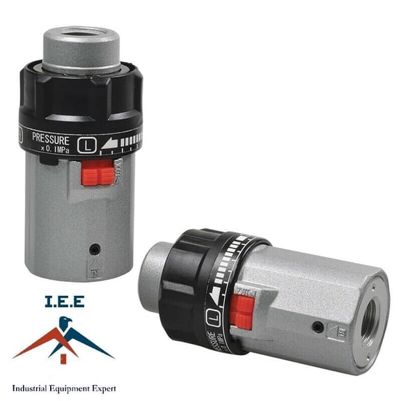 1/4" NPT Air Adjusting Valve hand held Regulator for air Pneumatic Tools 145 psi