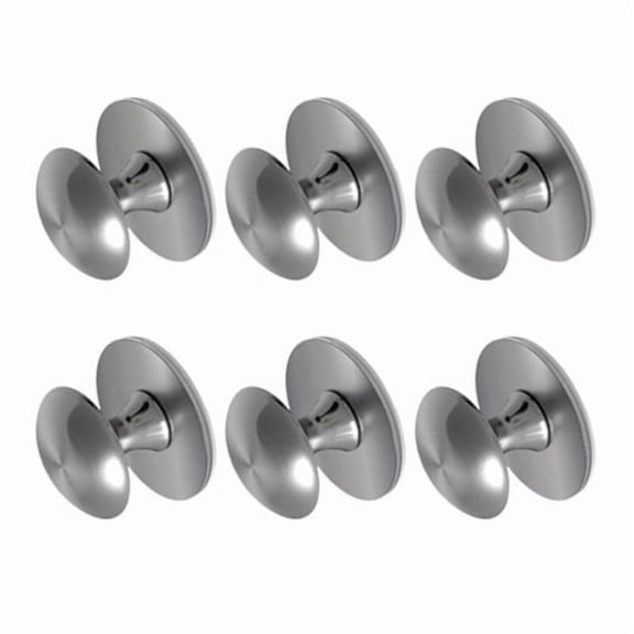 6pcs No Drill Cabinets Handles Rustproof Adhesive Pulls Steel Handles for Furniture Drawers Shower door Mirror Cabinets