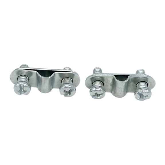QccHieUs 2 Set Bicycle Mudguard Leg Fixing Plate 1.22inch Long Lightweight Easily Install