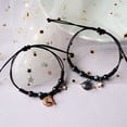 thumbnail image 4 of Pulsera de estilo creativo Universo Planeta Popular Pulsera de luna para parejas de novias y estudiantes que combina con todo, 4 of 6