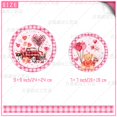 thumbnail image 3 of Pink Valentine's Day Themed Party Decorations For 12 People Disposable Party Paper Plates Paper Towels Tablecloth Tableware Set, 3 of 5