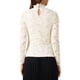 thumbnail image 3 of INSPIRAR CHIC Blusa Floral de Manga Larga con Cuello Volante de Encaje Básica para Mujeres Otoño Invierno 2025 2XL Beige, 3 of 6