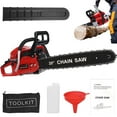thumbnail image 2 of Floseru 58cc Gas Chainsaw 20 Inch 2-Cycle Petrol Chainsaw Handheld Cordless Chain saw for Wood Cutting Forest Farm Garden Use, 2 of 10