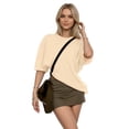 thumbnail image 5 of MOYIKO Oversized T Shirts for Women Short Sleeve Loose Fit Crewneck Tees Summer Tops, 5 of 7