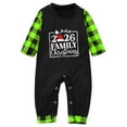 thumbnail image 1 of Pijamas familiares europeos con estampado navideño de moda, traje para padres e hijos, monos de poliéster para bebés., 1 of 2