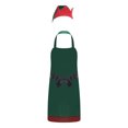 thumbnail image 3 of Oyolan Womens 2 Pcs Christmas Kitchen Apron Lace-up Holiday Xmas Cooking Apron Fancy Dress Up Party Wear Type C One Size, 3 of 6