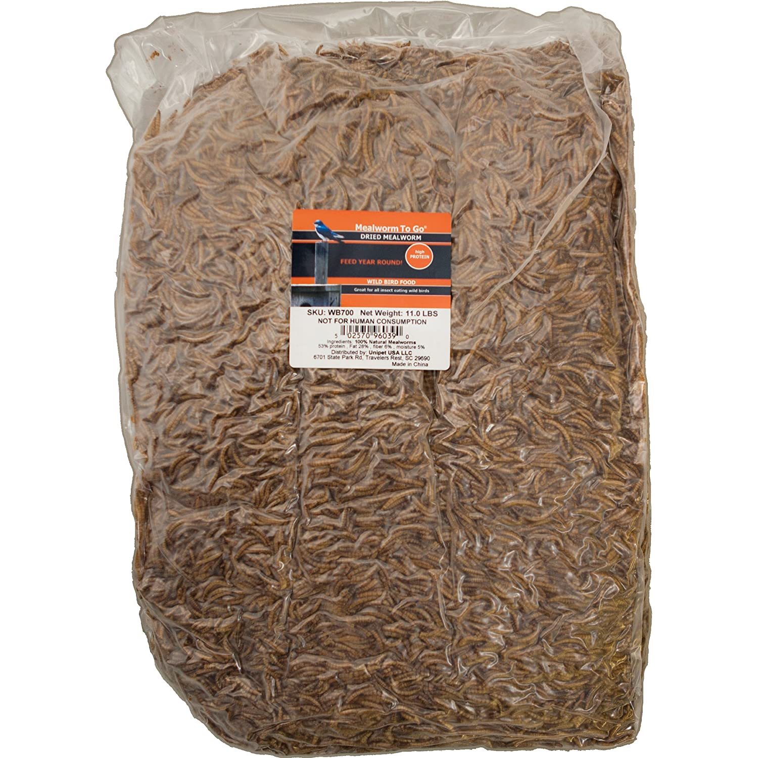 CintBllTer WB700 Mealworms To Go, 11 Pounds