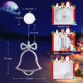 thumbnail image 3 of Luces de ventana navideñas LolStar Jingling Bell, árbol y copo de nieve, 3 of 8