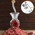 thumbnail image 1 of unbranded Manual De Carne Para Hogar Con Material Resistente Y Práctico Plateado, 1 of 8