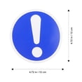 thumbnail image 2 of BESTYASH 4Pcs PVC Warning Label Stickers Blue for Office Gym and Industrial Safety Use, 2 of 6
