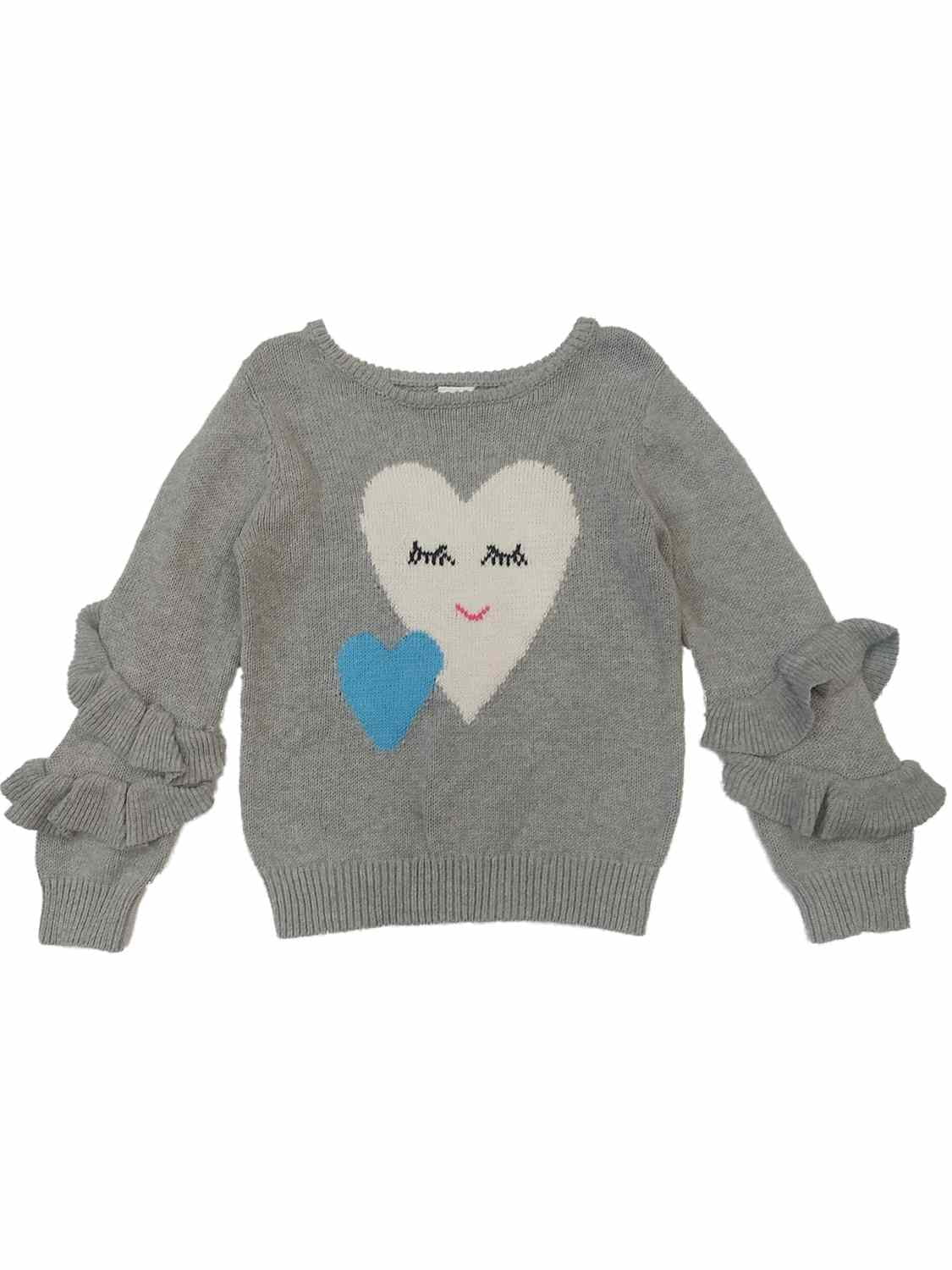 soft gray sweater
