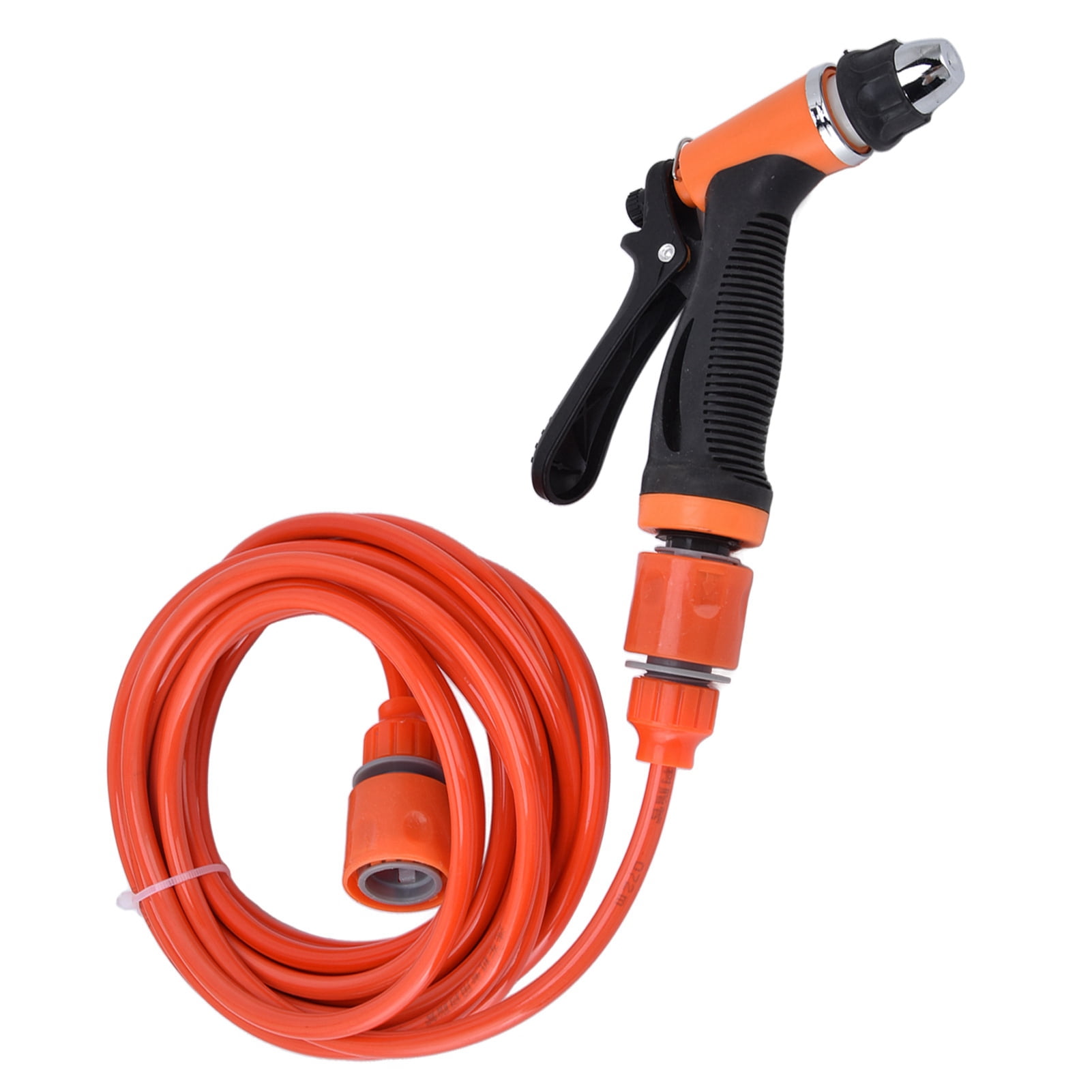 YAHHU 12V 72W Portable Pressure Washer Pump Kit, 145 PSI / 1.0Mpa Electric Car Washing Machine with 236 inches / 6m Hose for Vehicle Garden Cleaning