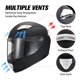 thumbnail image 5 of Casco de moto JQF Gear WS-607 integral aprobado por el DOT, 5 of 9