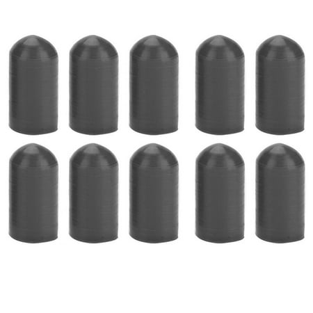 Self Closing Drum Cover - HERCHR 10 Pcs Silicone Drumstick Silent Practice Tips Replacement Musical Instruments Accessory, Silicone Drum Stick Mallet Protectors Covers Sleeve Drumstick Tips Replacement