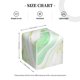 thumbnail image 4 of Fotbe Green And Gold Abstract Marble Porta Pañuelos Decorativo de Cuero, Caja Cuadrada Moderna para Pañuelos Faciales, Organizador y Dispensador 5x5x5'', 4 of 7