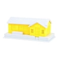 thumbnail image 1 of Milaget 3 6pack 1:87 HO Scale Modern Miniature Building House DIY Sand Table Railway 4 Pcs, 1 of 7
