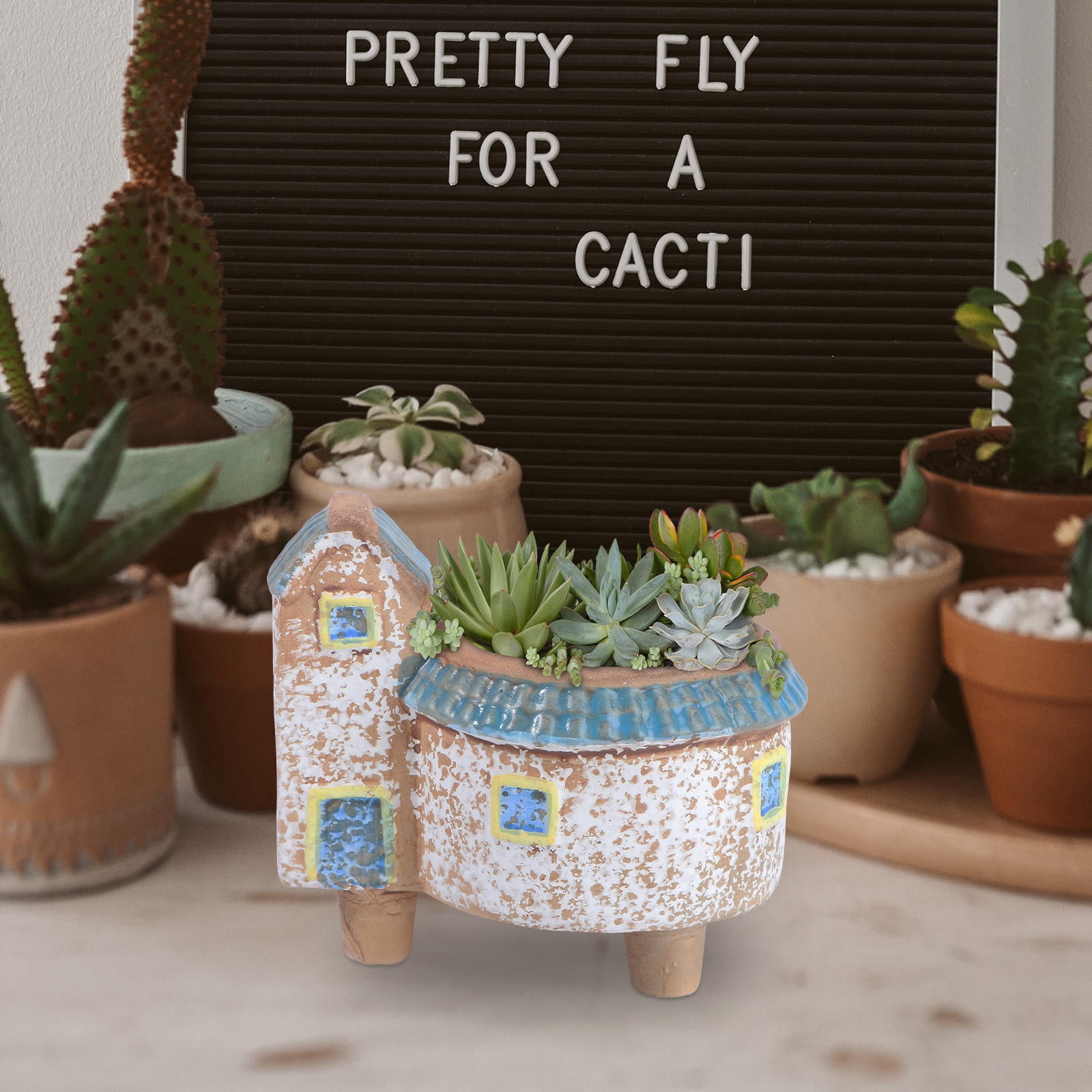 WHAMVOX  Large Plant Pots Outdoor Terracotta Succulent Flower Creative Planter
