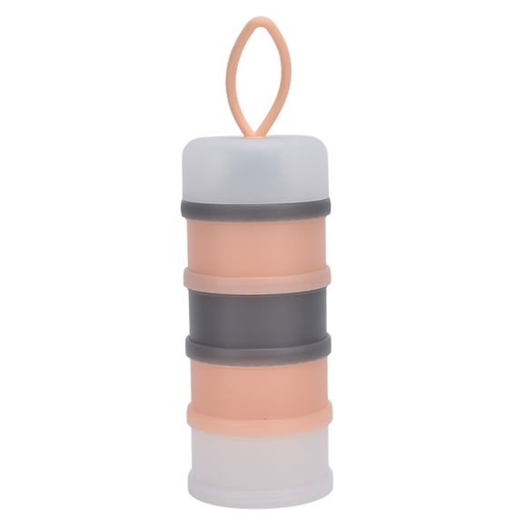 Smart Baby Feeding Solution, Multi-functional Formula Organizer, Non-spill Stackable Containers, Moisture-proof, Bpa-free Pp Material, Includes Silicone Handle Cap, Suitable For