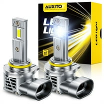 AUXITO 2025 Latest 9006 Headlight Bulbs, 900% Brighter 30,000lm 6500K Cool White HB4 9006 LED Headlight Bulbs for Low Beam Headlight Bulb, Plug and Play, Pack of 2