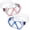 Blue, Pink, variant on 2 count Adults Swimming Goggles with Nose Cover Antifog Clear Snorkel Diving Mask 180? Wide View No Blurring Tempered Glass Scuba Swim Goggle for Adult Men Women Youth