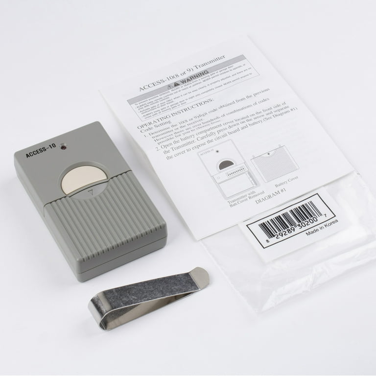 Access 10 Automatic Multi-Code Control Door Opener, 300Mhz Car