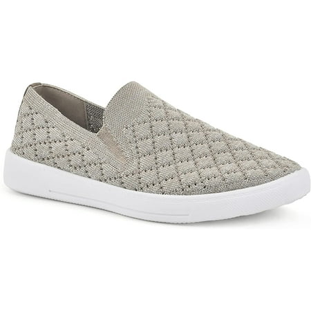 WHITE MOUNTAIN Shoes Utopia Slip-on Sneaker 8.5 Gold/Fabric