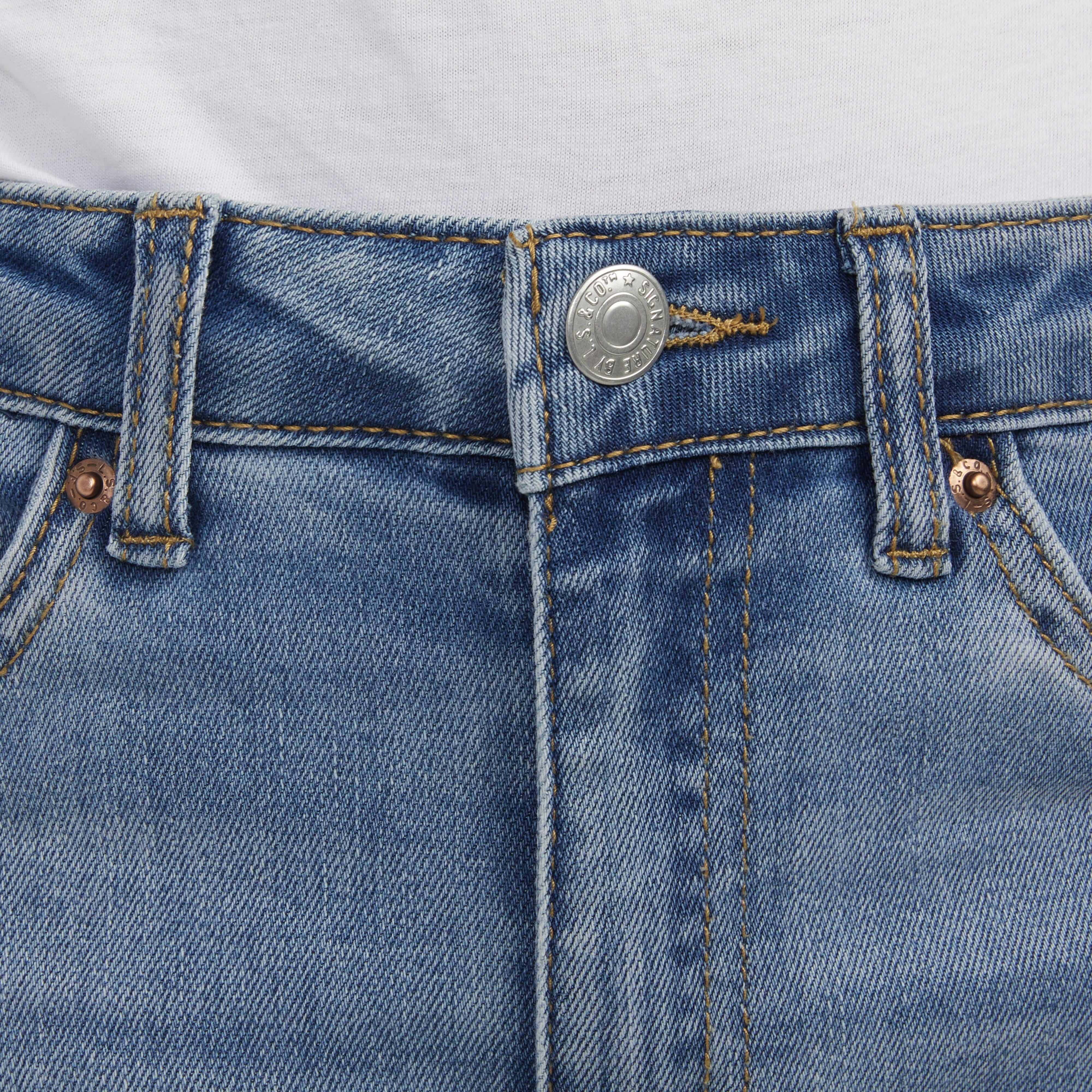 Levi Strauss Signature Girls High Rise Super Skinny Jeans, Sizes 5-18
