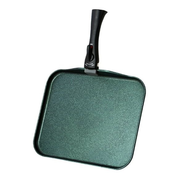 Sartén Comal JADE PRO Rectangular Multiusos con Mango Desmontable y compatible con Inducción