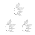 thumbnail image 3 of Qarigey Clip de oreja para mujer, arete de compromiso elegante estético Floral, clip para la oreja, aniversario, cumpleaños, joyería, Type1 NO1, 3 of 6