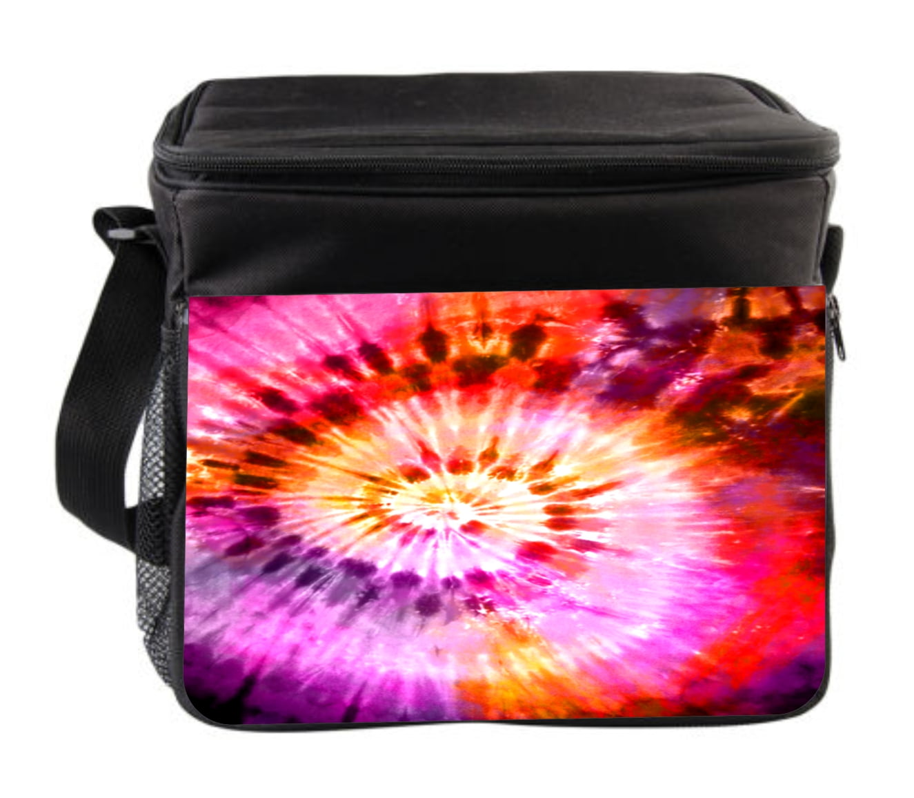Tie Dye Splash Cross Body Thermo Cooler Lunch Bag For Kids and Adults