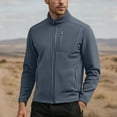 thumbnail image 5 of Ceisia Veste Polaire Zippée à Col Montant Ajustée Extensible Chaude pour Hommes Cadeau, 5 of 5