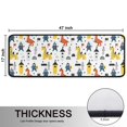thumbnail image 5 of Kitchen Rugs Sets Of 2,White Cartoon Dinosaurs Knights Pattern Anti Fatigue Kitchen Mat Rugs Non Slip Washable,Decorative Kitchen Floor Mats for Kitchen,Sink,Laundry,17"x47"+17"x47", 5 of 5