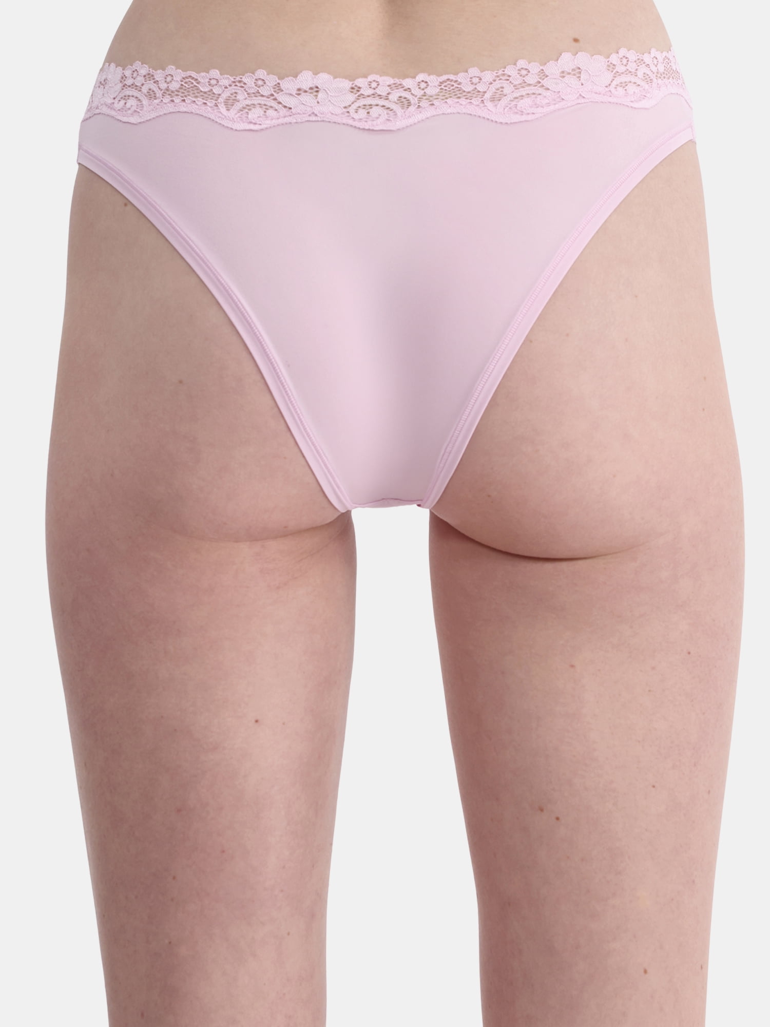 No Boundaries Women's Fit Stretch Lace Waist Cheeky Panty, Sizes XS to XXXL