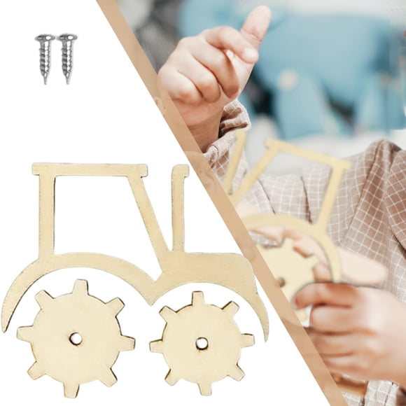 Tablero ocupado de madera para , juguete sensorial de habilidad de Motor en forma de coche, tablero sensorial de Material DIY para juegos, Yotijar tablero ocupado