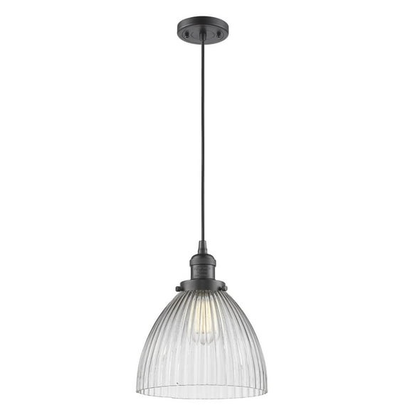 Innovations 1-LT LED Seneca Falls 9.5" Pendant - Oil Rubbed Bronze - 201C-OB-G222-LED