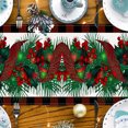 thumbnail image 4 of Christmas Decorations 1pc Christmas Red Fruit Printed Table Runner, Beautiful Durable Plaid Table Runner for Xmas Home Kitchen Dining 72x13 Inch Multicolor, 4 of 6