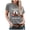 Light Gray, variant on vigerkar T-Shirt Women Country Cowboy Vintage Tees Tops Letter Print Gift T-Shirt (Light Gray, XL)